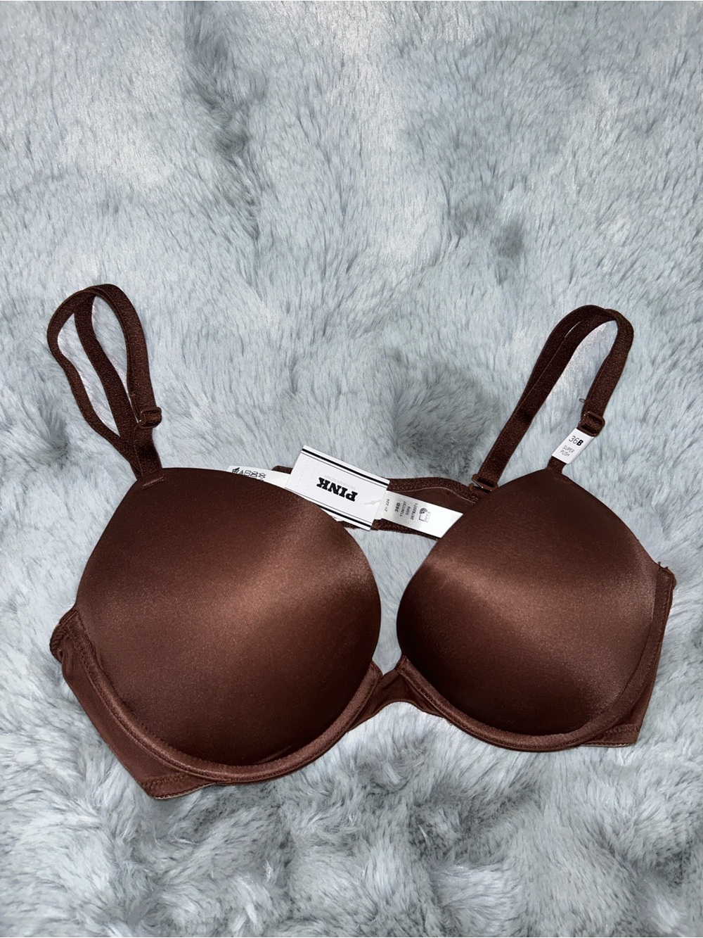PINK Victoria's Secret Brown Smooth T-Shirt Bra